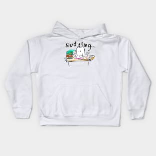 STUDYING CAT... HMM HMM Kids Hoodie